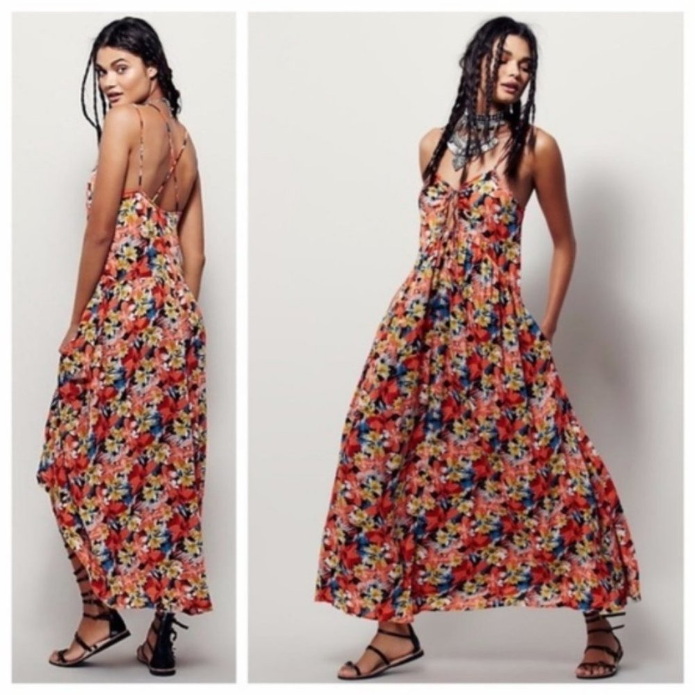 Free People Mulberry Floral Maxi- Small